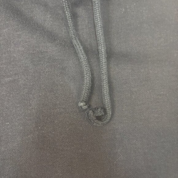 Tna Hoodie Large Boyfriend Fit Sweaterfleece Cotton Blend Distressed Pullover - Picture 10 of 15